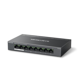 Switch Mercusys Ms108gp 8 Portas 7 Portas Poe+ Gigabit 10/100/1000 Preto Ms108gp(un) Ver 1.0