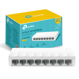 Switch Tp-link Ls1008 8 Portas Fast Ethernet 10/100mbps Ver 2.8