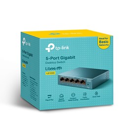Switch Tp-link Ls105g 5 Portas Gigabit 10/100/1000