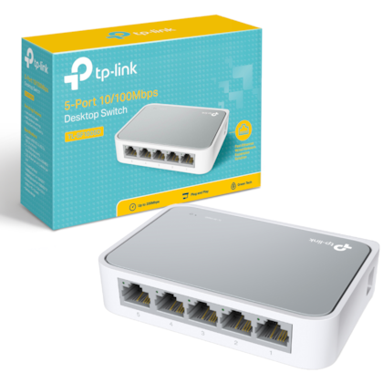 Switch Tp-link Tl-sf1005d 5 Portas 10/100 Mbps