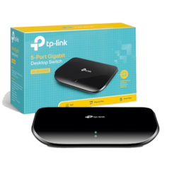 Switch Tp-Link Tl-Sg1005D 5 Portas Gigabit 10/100/1000 Mbps Un/12.x