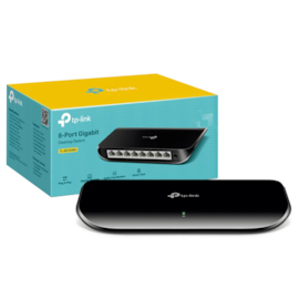 Switch Tp-Link Tl-Sg1008D 8 Portas Gigabit 10/100/1000 Mbps Un/11.X
