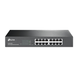 Switch Tp-link Tl-sg1016de Easy Smart Switch 16 Portas Gigabit 10/100/1000 Mbps Un/7.x
