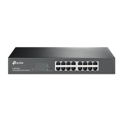 Switch Tp-link Tl-sg1016de Easy Smart Switch 16 Portas Gigabit 10/100/1000 Mbps Un/7.x
