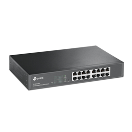 Switch Tp-link Tl-sg1016de Easy Smart Switch 16 Portas Gigabit 10/100/1000 Mbps Un/7.x