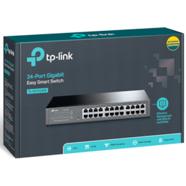 Switch Tp-link Tl-sg1024de 24 Portas Easy Smart Gigabit 10/100/1000 Mbps