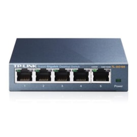 Switch Tp-link Tl-sg105 5 Portas Gigabit 10/100/1000 Mbps