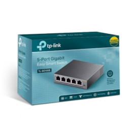 Switch Tp-link Tl-sg105e 5 Portas Rj45 Easy Smart Gigabit 10/100/1000mbps