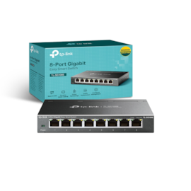 Switch Tp-link Tl-sg108e Easy Smart 8 Portas Gigabit 10/100/1000 Un/6.x