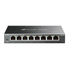 Switch Tp-link Tl-sg108e Easy Smart 8 Portas Gigabit 10/100/1000 Un/6.x