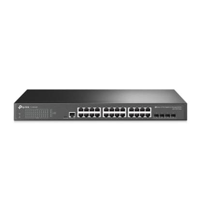 Switch Tp-link Tl-sg3428 24 Portas Gigabit L2 + 4 Sfp Slots