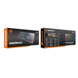 Teclado Cougar Vantar Ax Abnt2 Rainbow 37vaaxnmi.0004
