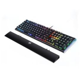TECLADO GAMER MECÂNICO REDRAGON ARYAMAN RGB USB SWITCH AZUL K569RGB-1 PT-BLUE