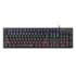 TECLADO GAMER MECÂNICO T-DAGGER BERMUDA RGB PRETO ABNT2 SWITCH AZUL T-TGK312-BL