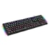 TECLADO GAMER MECÂNICO T-DAGGER BERMUDA RGB PRETO ABNT2 SWITCH AZUL T-TGK312-BL