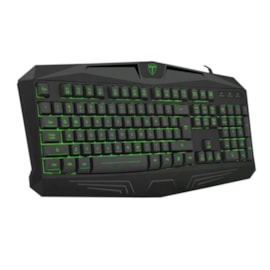 TECLADO GAMER T-DAGGER MINESWEEPING PRETO COM LED T-TGK103