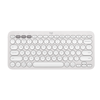 Teclado Logitech Pebble Keys 2 K380s Bluetooth Branco 920-011790