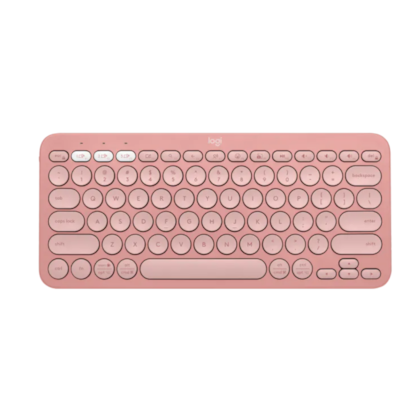 Teclado Logitech Pebble Keys 2 K380S Bluetooth Rosa 920-011791