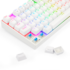 Teclado Magnético Kumara Pro Rgb Abnt2 Switch Marrom Branco K552w-rgb-pro Pt-brown