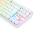 Teclado Magnético Kumara Pro Rgb Abnt2 Switch Marrom Branco K552w-rgb-pro Pt-brown