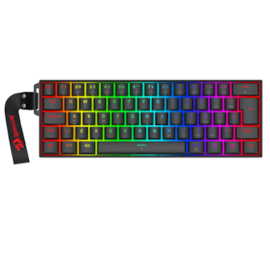 Teclado Magnético Redragon Fizz Magnetic+ Rgb Usb Switch Ambermag K617Rgb-Mp Pt-Ambermag