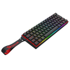 Teclado Magnético Redragon Fizz Magnetic+ Rgb Usb Switch Ambermag K617Rgb-Mp Pt-Ambermag