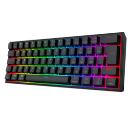 Teclado Mecânico Alcor Rgb Wireless Usb Preto Switch Rpc Linear S/Fio K717B-Rgb-Pro