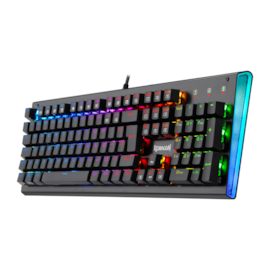 Teclado Mecanico Aryaman V2 Rgb Abnt2 Switch Marrom Preto K569rgb V2 Pt-brown