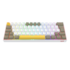 Teclado Mecânico Draconic Pro Rgb Daylight Wireless 2.4ghz Usb Tipo C Switch Marrom K530-yl&wt&gy-rgb-pro