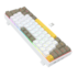 Teclado Mecânico Draconic Pro Rgb Daylight Wireless 2.4ghz Usb Tipo C Switch Marrom K530-yl&wt&gy-rgb-pro