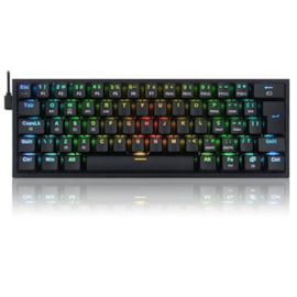 Teclado Mecanico Fizz Pro Rgb Abnt2 Preto Switch Azul K616-rgb-b Pt-blue