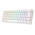 Teclado Mecanico Gamer Fizz Pro Rgb Branco Switch Marrom K616-rgb-w (Pt-brown)