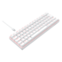 Teclado Mecânico Hyrax Thunder Hck61 Usb-c 100% Anti-ghost Abnt2 Branco Switch Blue Led Red Hck61w-blue-led