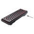 Teclado Mecânico Hyrax Thunder Hck61 Usb-c 100% Anti-ghost Abnt2 Preto Switch Blue Led Red Hck61b-blue-led