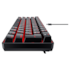 Teclado Mecânico Hyrax Thunder Hck61 Usb-c 100% Anti-ghost Abnt2 Preto Switch Blue Led Red Hck61b-blue-led