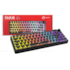 Teclado Mecânico Kalkan Drakar 65% Com Knob Rainbow Usb Tipo-c Abnt2 Preto Klk00052