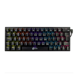Teclado Mecânico Kalkan Loki 60% Rainbow Usb Tipo-c Preto Klk00013
