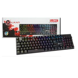 Teclado Mecânico Kalkan Loki Rainbow Usb 2.0 Abnt2 Preto Klk00013