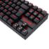 Teclado Mecânico Kumara Led Vermelho Abnt2 Switch Preto K552-2 Pt-black