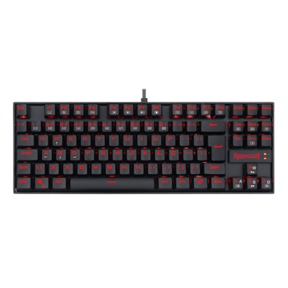 Teclado Mecânico Kumara Led Vermelho Abnt2 Switch Preto K552-2 Pt-black