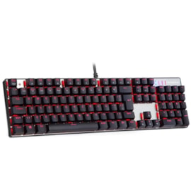 TECLADO MECÂNICO  MOTOSPEED CK104 RGB SWITCH RED ABNT2 FMSTC0068PTO