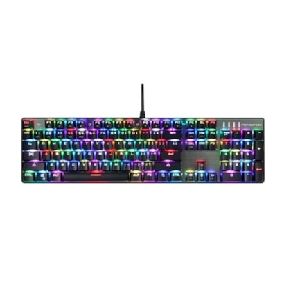 TECLADO MECÂNICO  MOTOSPEED CK104 RGB SWITCH RED ABNT2 FMSTC0068PTO