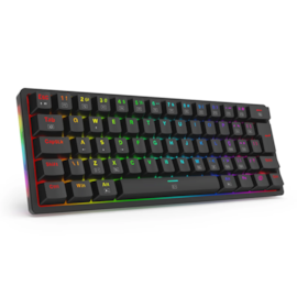 Teclado Mecânico Redragon Akali Rgb Switch Marrom Preto K642-rgb Pt-brown