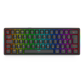 Teclado Mecânico Redragon Akali Rgb Switch Marrom Preto K642-rgb Pt-brown