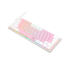 Teclado Mecânico Redragon Anivia Lollipop Rgb Switch Marrom Branco Com Rosa K614wp-rgb Pt-brown