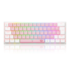 Teclado Mecânico Redragon Anivia Lollipop Rgb Switch Marrom Branco Com Rosa K614wp-rgb Pt-brown