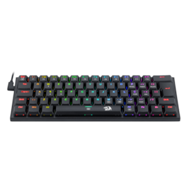 Teclado Mecânico Redragon Anivia Rgb Usb Switch Azul Preto K614-Rgb Pt-Blue