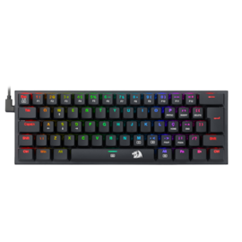 Teclado Mecânico Redragon Anivia Rgb Usb Switch Azul Preto K614-Rgb Pt-Blue