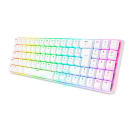 Teclado Mecânico Redragon Ashe Lunar Rgb Usb Switch Azul Branco K626-Kb-W Pt-Blue