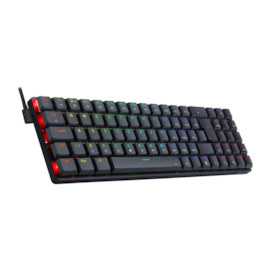 Teclado Mecanico Redragon Ashe Rgb Preto Switch Azul k626-kb-b pt-blue